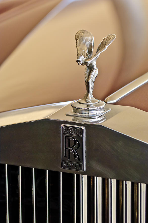 1978 Rolls-Royce Hood Ornamaent Photograph by Jill Reger