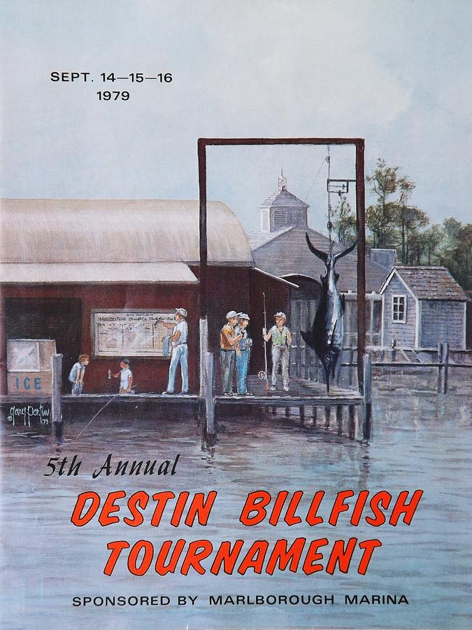 1979 Destin Billfish Tournament Painting by Gary Partin