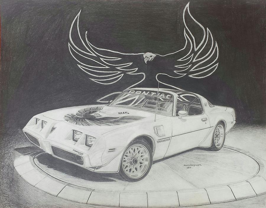 Pontiac Drawing - 1979 Pontiac Trans Am  by Henry Hargrove Jr