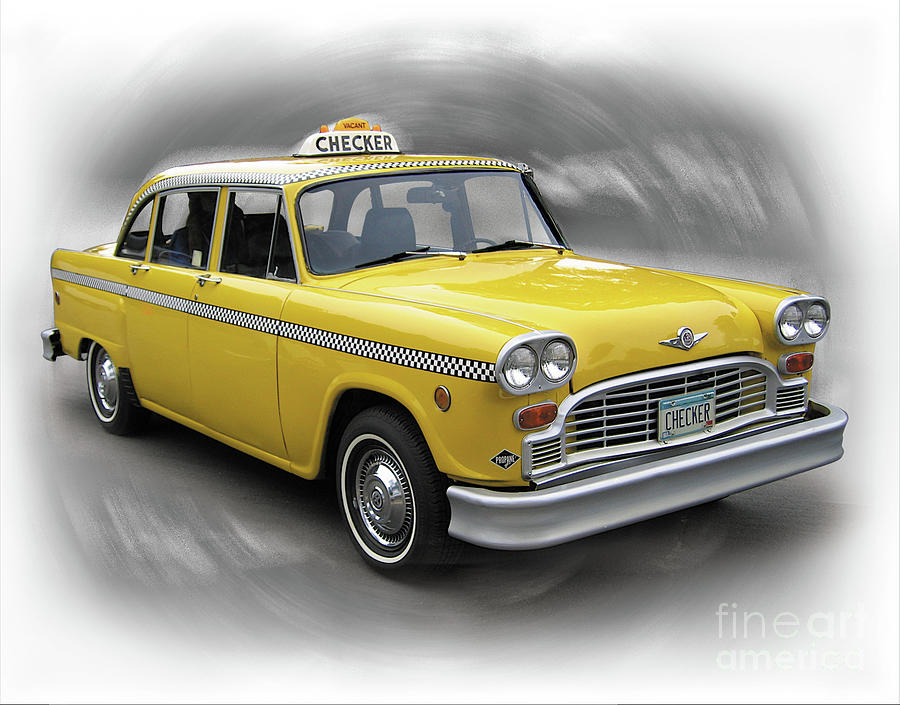 1982 Checker Cab Photograph by Ron Long