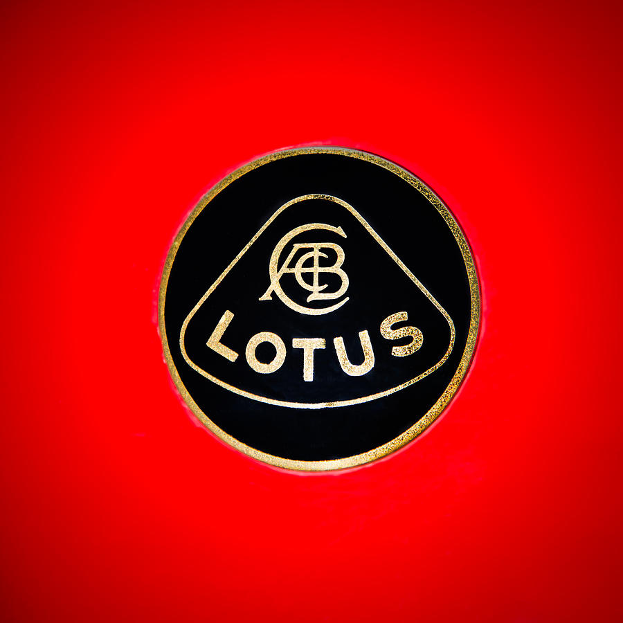 1986 Lotus Turbo Esprit HCL Emblem -1734c Photograph by Jill Reger