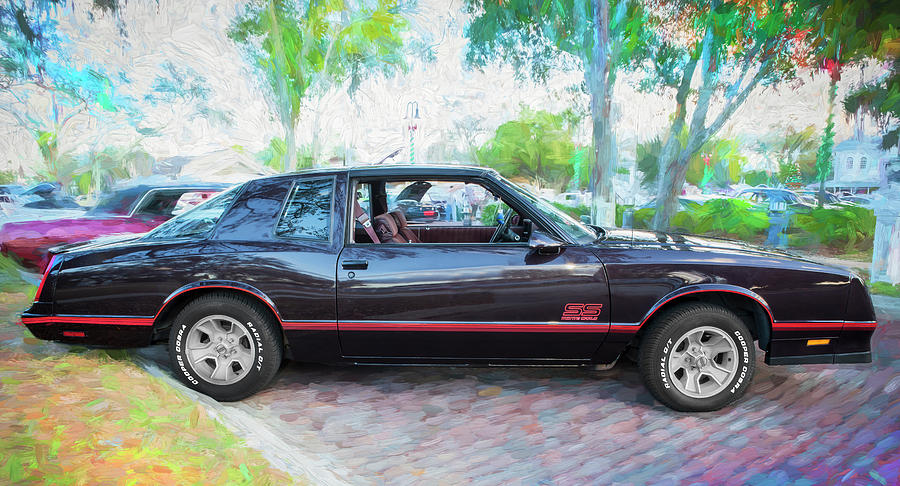 1987 Chevrolet Monte Carlo SS Coupe c121 Photograph by Rich Franco