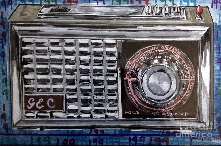 199 Radio Caroline Painting by Joan-Violet Stretch