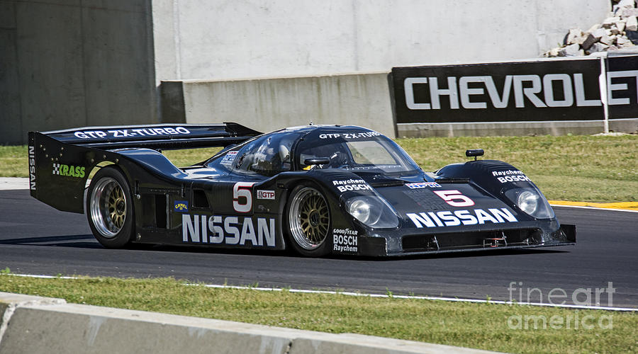1990 Nissan GTP ZX Turbo NPTI/90 at Road America by Tad Gage