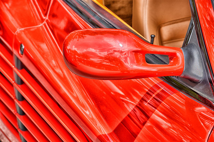 1995 Ferrari F512M Abstract No 1 Photograph by Mike Martin