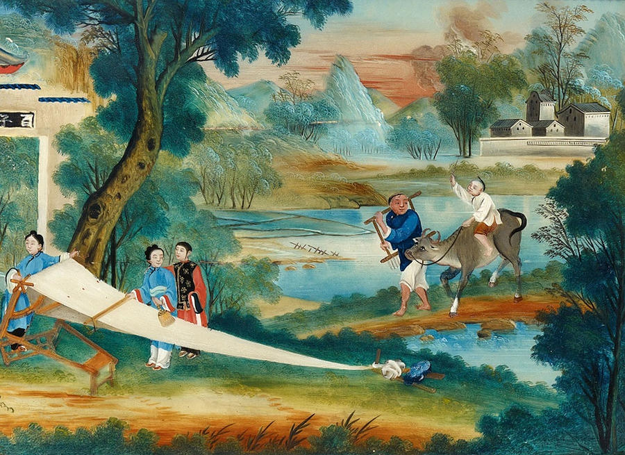 19th Century , Daily Life In China Painting by Eastern Accents