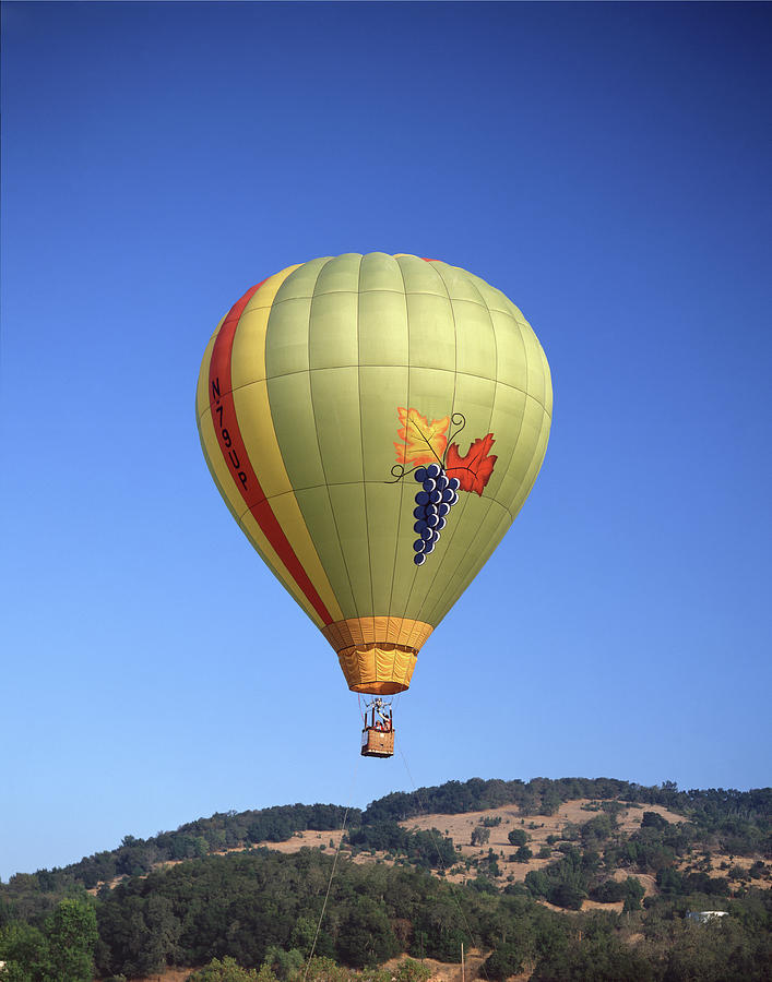 1B6347 Sonoma Thunder Hot Air Balloon Photograph by Ed Cooper Photography