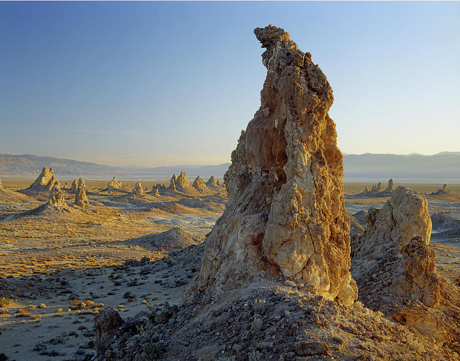 1B6722 Sunset at the Trona Pinnacles  Photograph by Ed  Cooper Photography