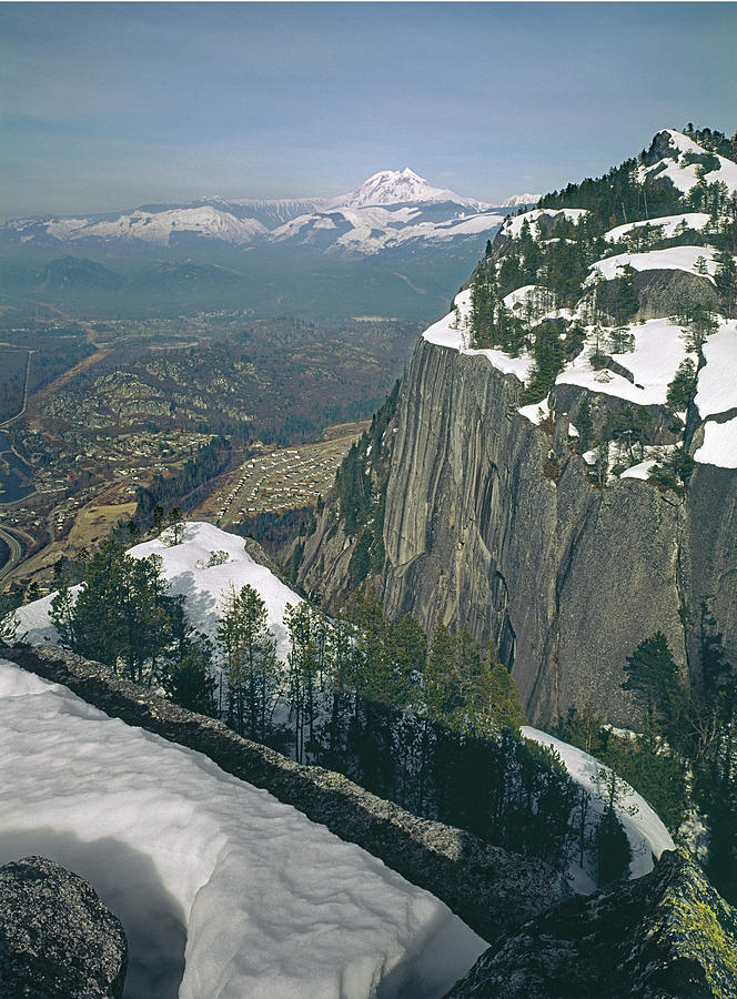 1M2904 Mt. Girabaldi from Summit of Stawamus Chief Photograph by Ed Cooper Photography