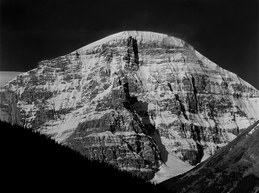 1M3730 BW Stutfield Peak Photograph by Ed Cooper Photography