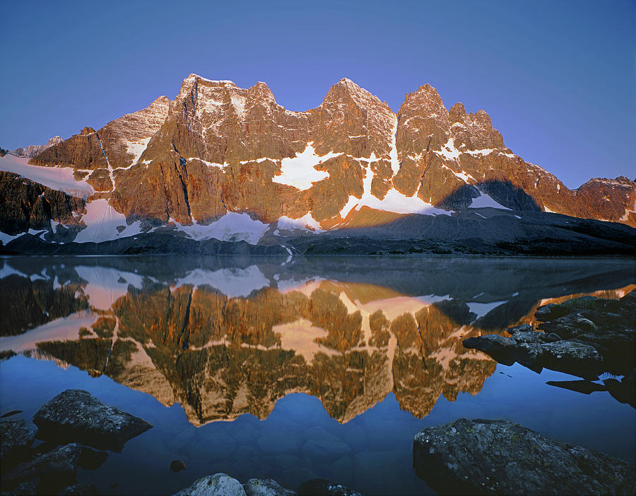 1M3855 B Eastern Ramparts Sunrise Reflect Photograph by Ed  Cooper Photography