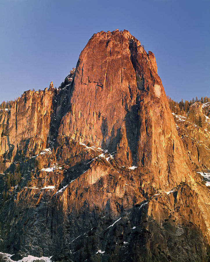 1M6760 Sunset on Sentinel Rock Photograph by Ed Cooper Photography