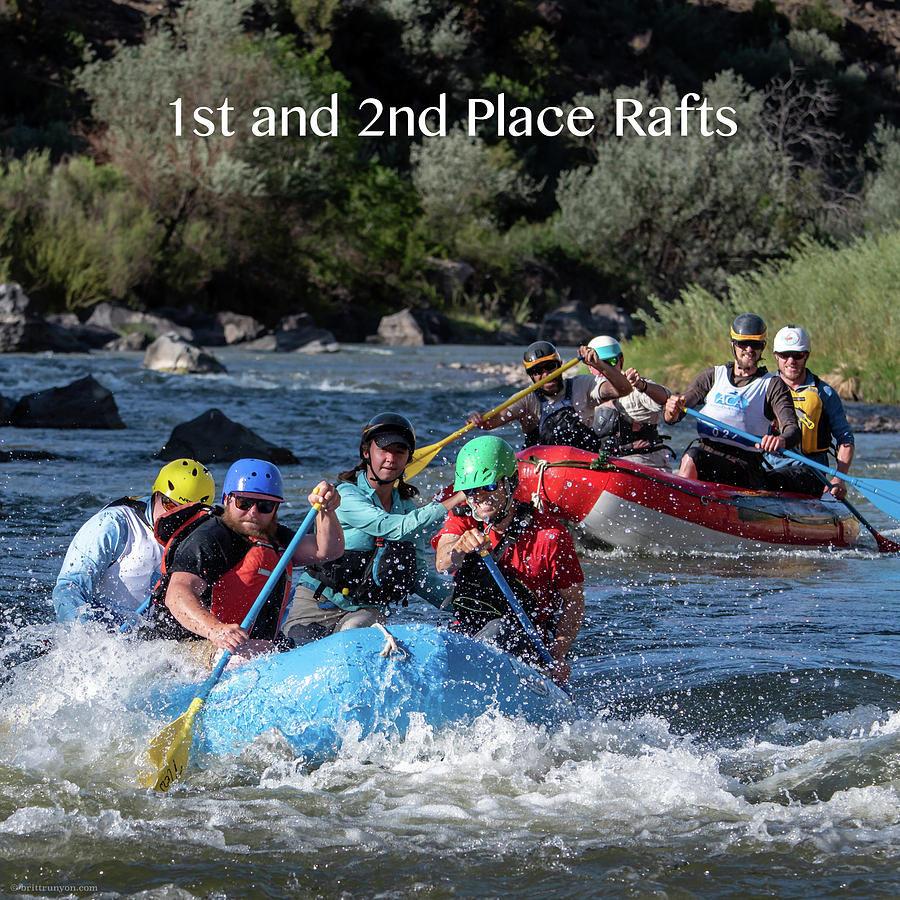 1st and 2nd Place Rafts 2018 Photograph by Britt Runyon
