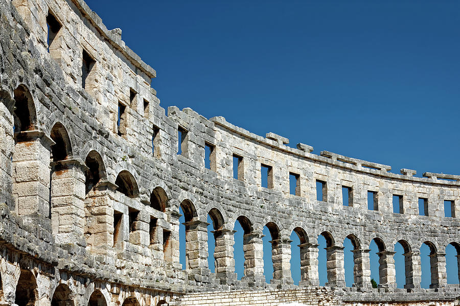 1st Century Roman Amphitheater Photograph by Sally Weigand