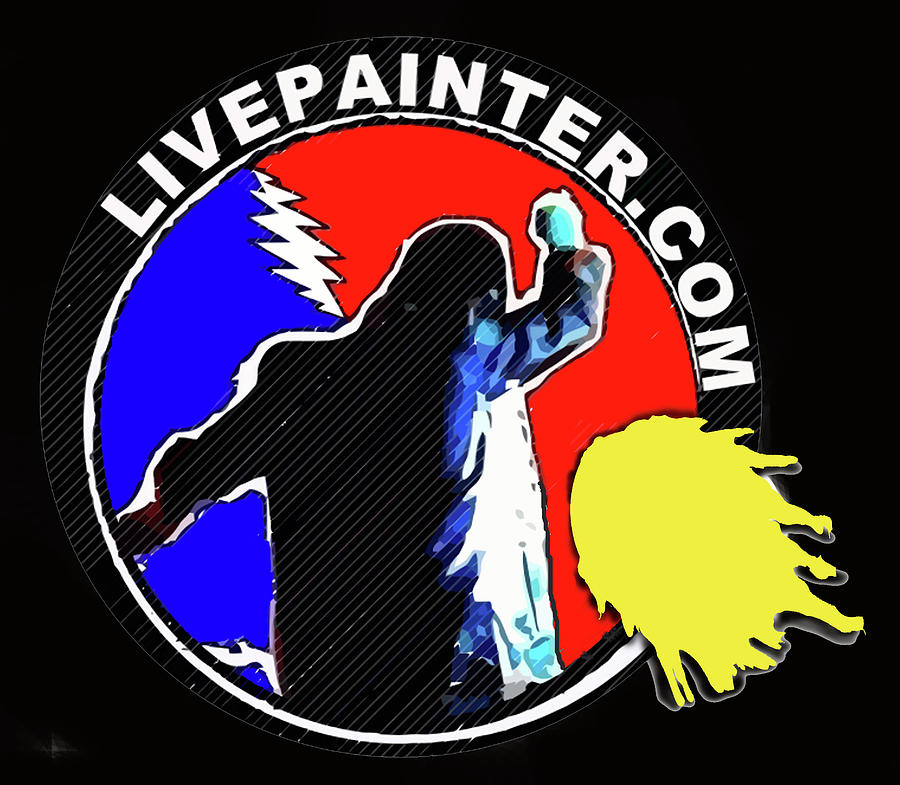 1st Live Painter Logo Painting by Neal Barbosa
