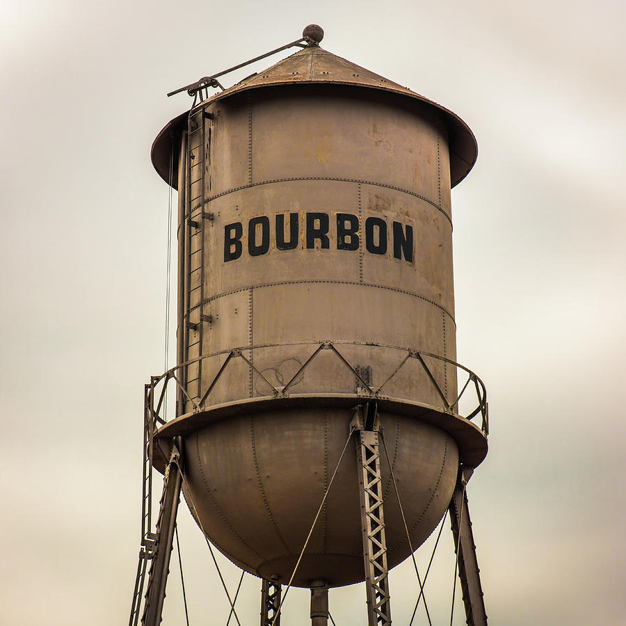 Architecture Photograph - 1x1 Bourbon Tower Sepia Art by Gregory Ballos