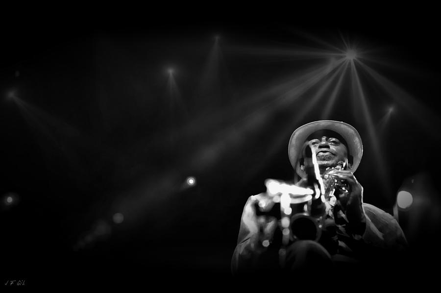  Jazzman Archie Shepp  Photograph by Jean Francois Gil