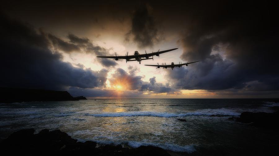  Lancaster Bombers #2 Photograph by Jason Green