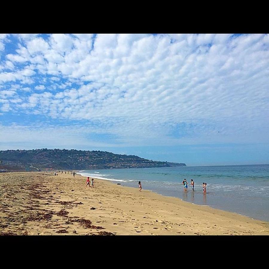 Redondo Beach Photograph - Scattered Clouds by Roomana Patel