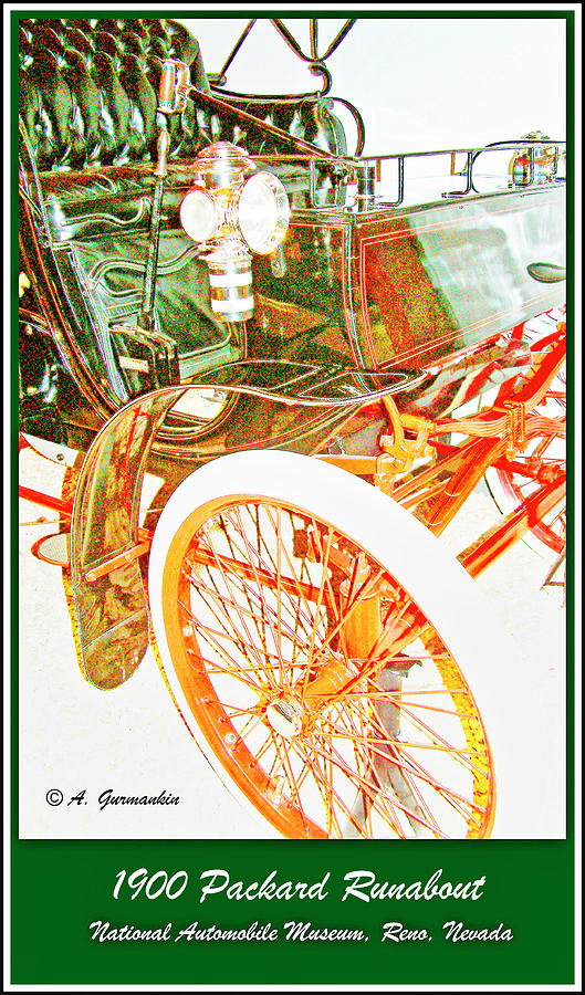 1900 Packard Runabout, National Automobile Museum, Reno, Nevada #2 Photograph by A Macarthur Gurmankin