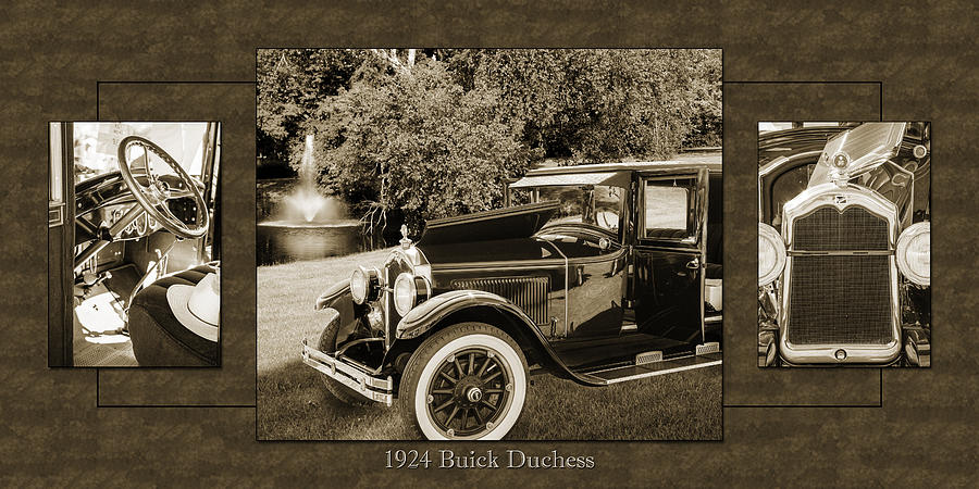 1924 Buick Duchess Antique Vintage Photograph Fine Art Prints 121 Photograph by M K Miller