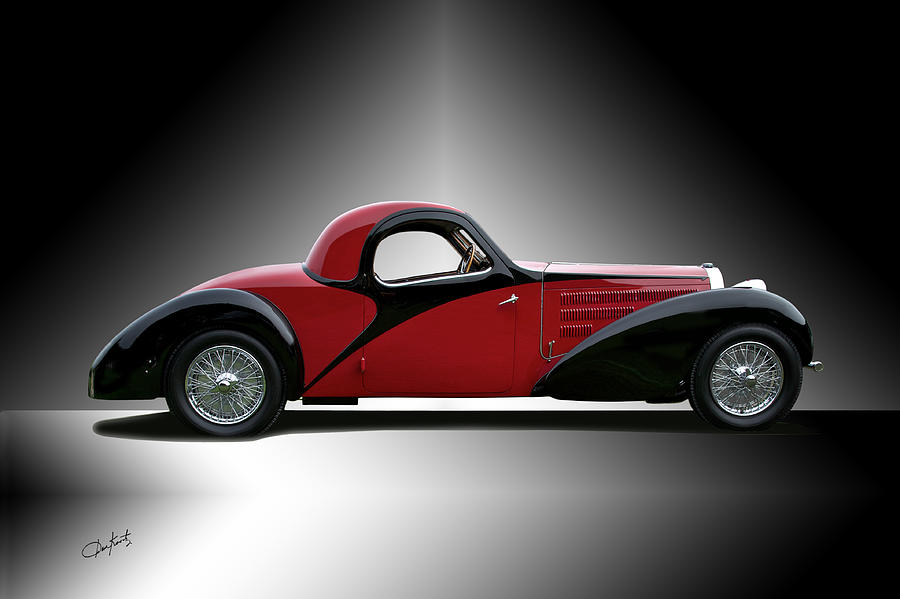 1937 Bugatti Type 57 Atalante Coupe #4 Photograph by Dave Koontz