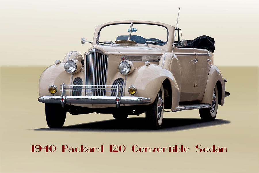 1940 Packard 120 Convertible Sedan #2 Photograph by Dave Koontz