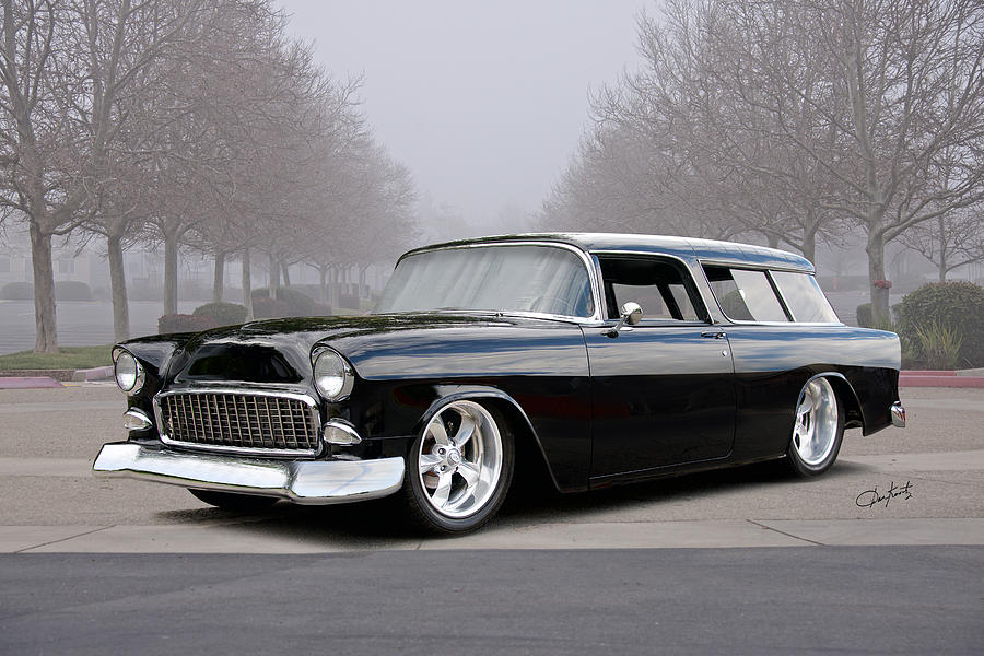 1955 Chevrolet Nomad Wagon #3 Photograph by Dave Koontz