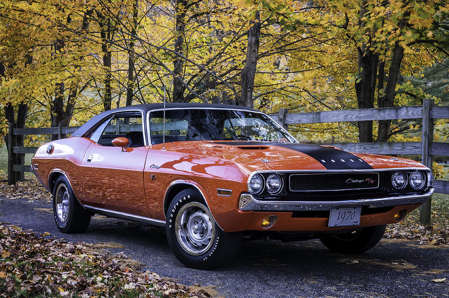 Car Photograph - 1970 Dodge Challenger RT  by TS Photo