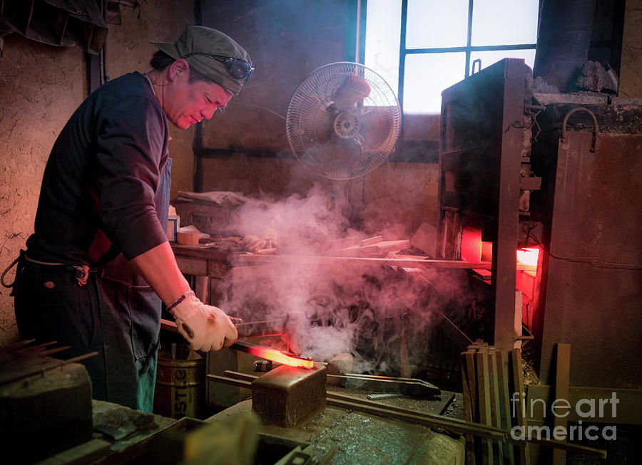 4th Generation Blacksmith, Miki City Japan #2 Photograph by Perry Rodriguez
