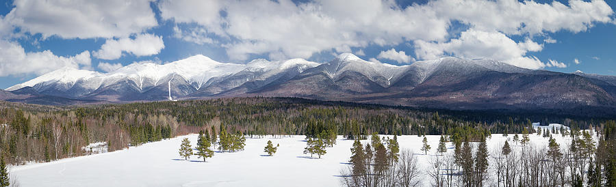 A beautiful panorama of the Presidential Mountain range in New H #2 Photograph by Natalie Rotman Cote
