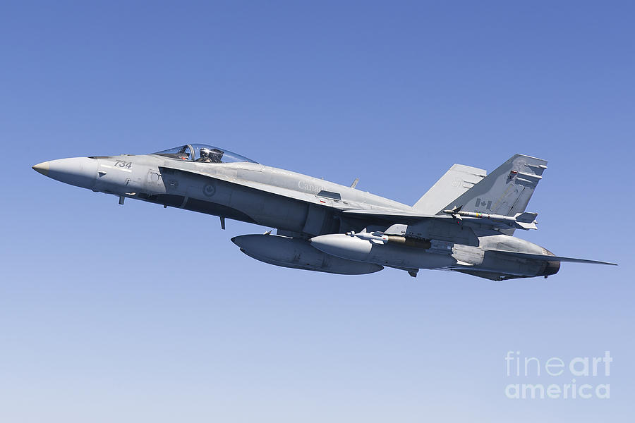 Transportation Photograph - A Cf-188a Hornet Of The Royal Canadian #2 by Gert Kromhout