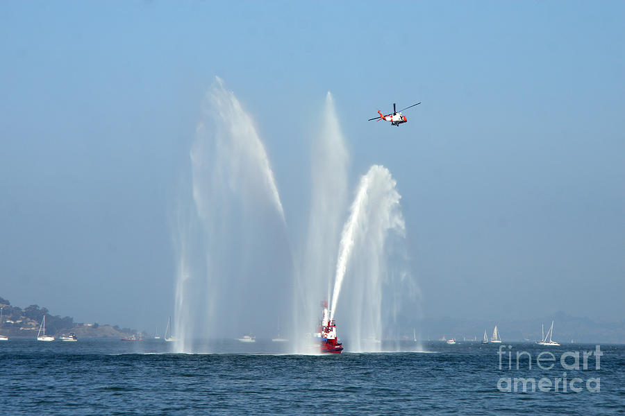 Boat Photograph - A Fire Boat #2 by Ted Kinsman