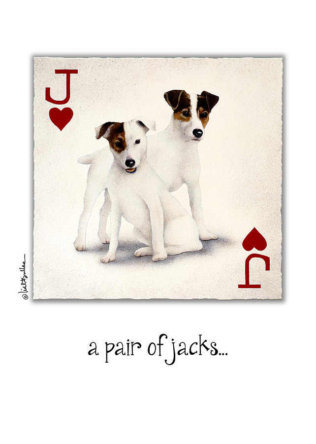 A Pair Of Jacks... #2 Painting by Will Bullas