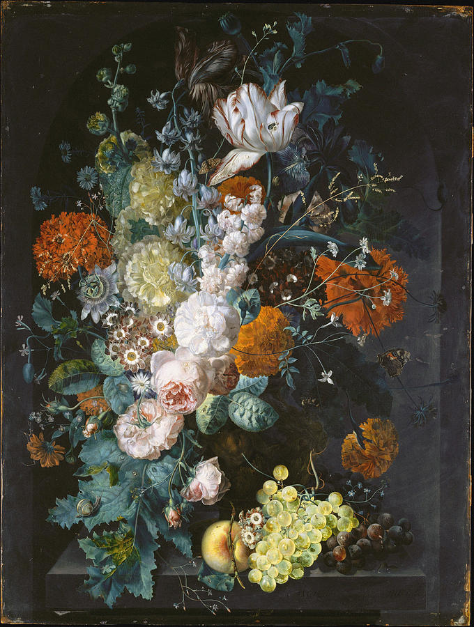 Flower Painting - A Vase Of Flowers #2 by Margareta Haverman