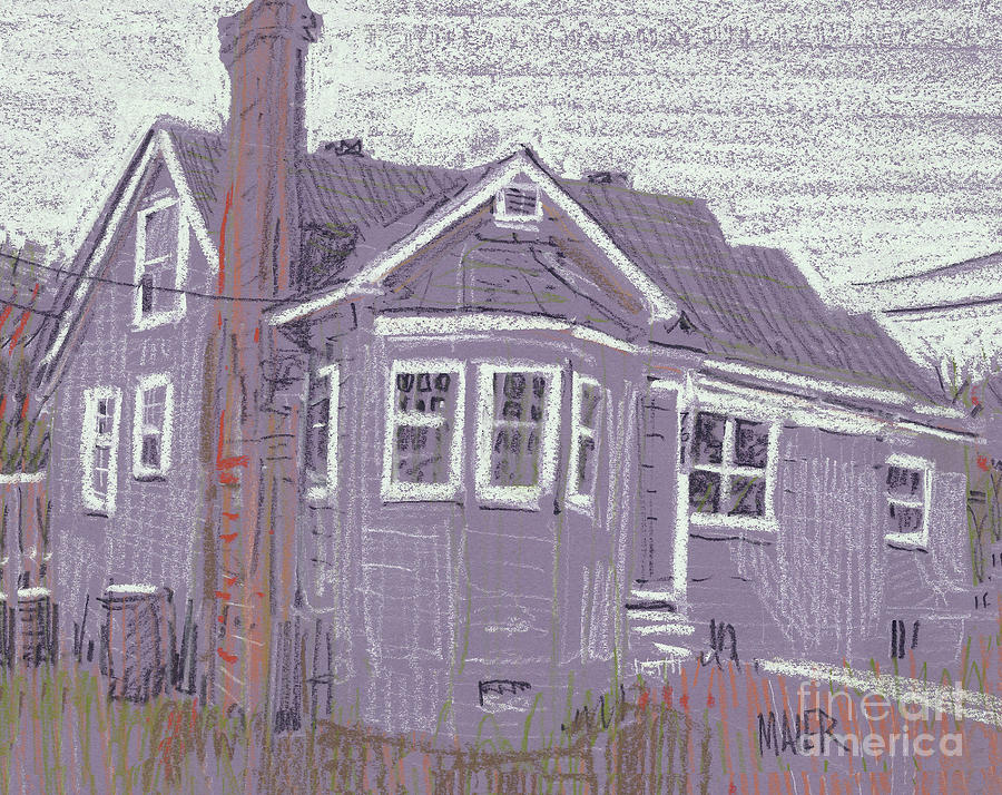 Abandoned House Drawing by Donald Maier Fine Art America
