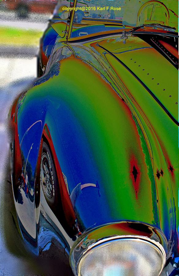 Abstract Car Reflection Photograph