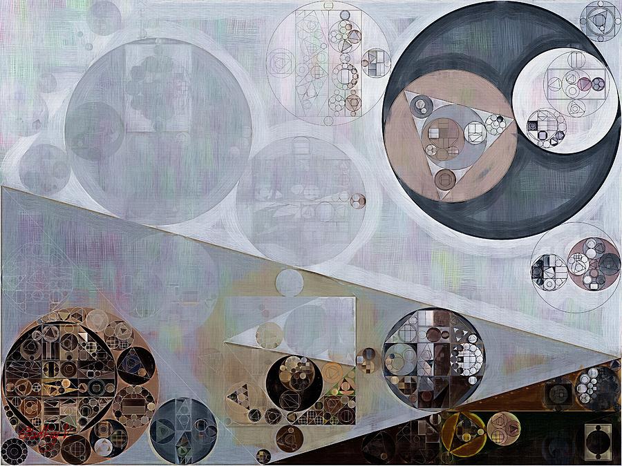 Abstract painting - Lavender gray #2 Digital Art by Vitaliy Gladkiy
