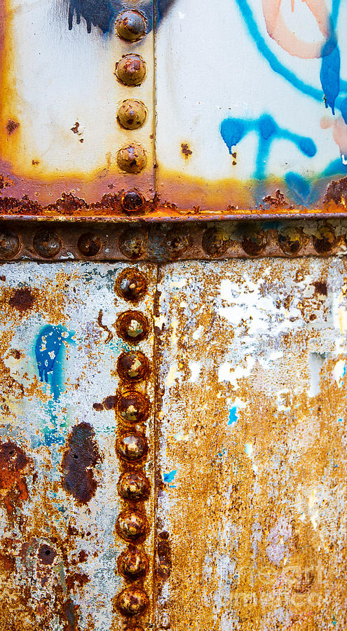 Abstract Rusted Graffiti Metal #2 Photograph by ELITE IMAGE photography By Chad McDermott