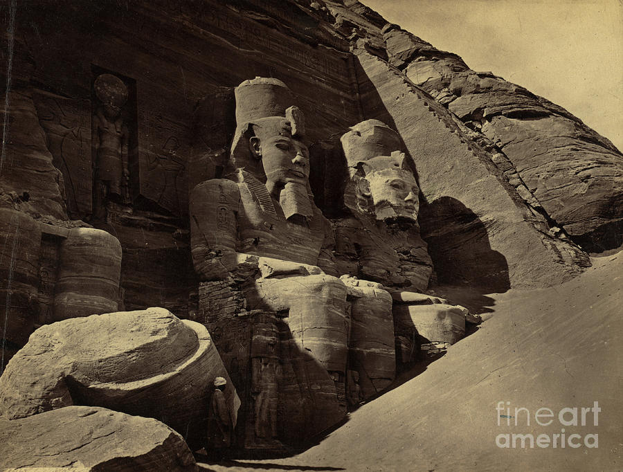 Abu Simbel Temple, 1850s #2 Photograph by Science Source