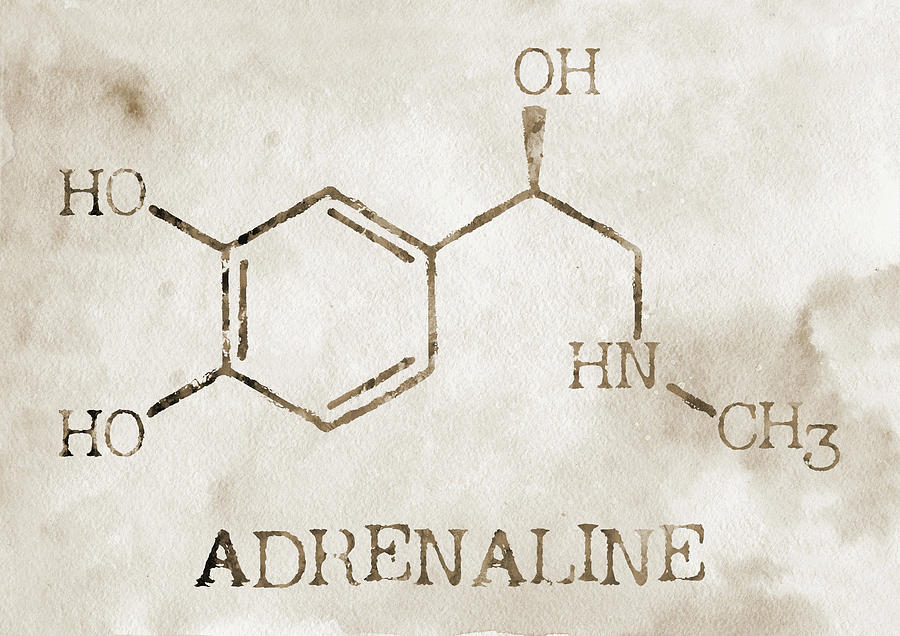 Adrenaline, adrenalin Molecule x Digital Art by Erzebet S - Pixels