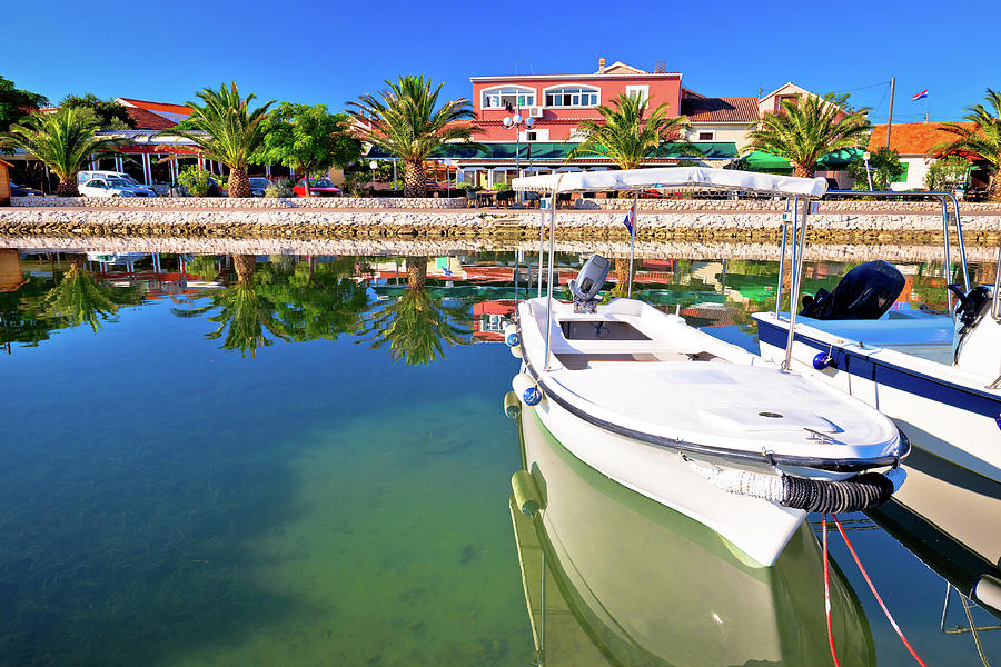 Adriatic village of Bibinje colorful waterfront view #2 Photograph by Brch Photography
