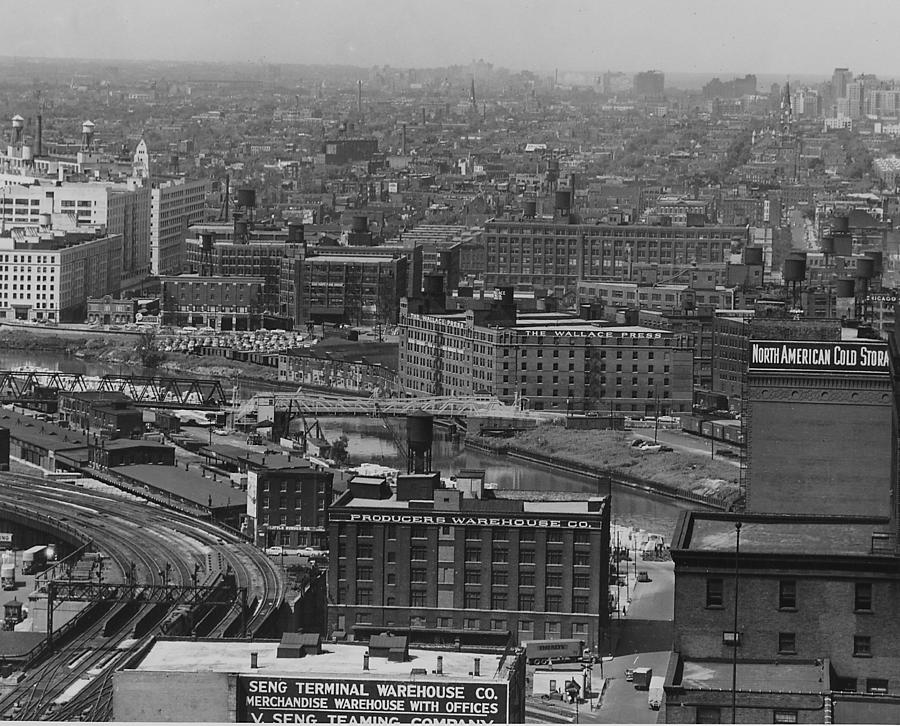 Aerial View of Main Line Track - 1953 #2 Photograph by Chicago and North Western Historical Society