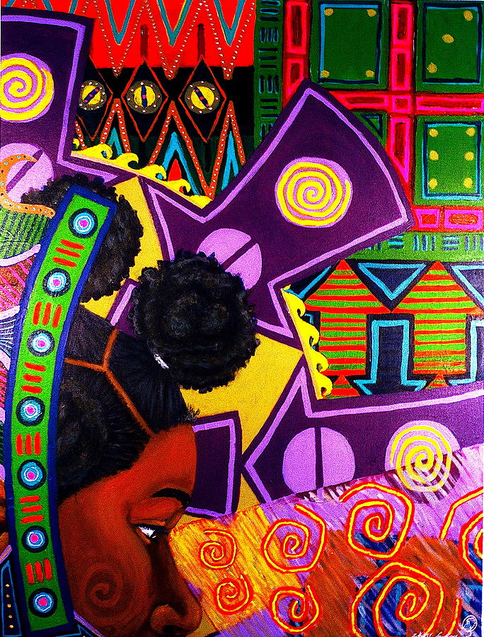 Malik Painting - Aesthetic Ascension series by Malik Seneferu Malik Painting - Aesthetic Ascension series by Malik Seneferu