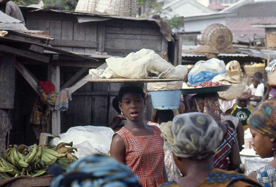 African Market #2 Photograph by Erik Falkensteen