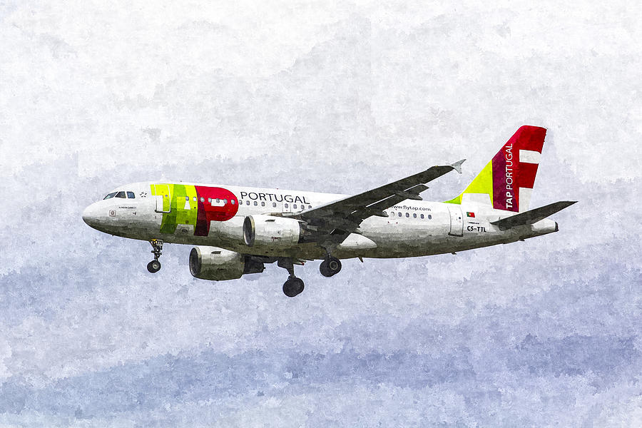 Air Portugal Airbus A319 Art Photograph