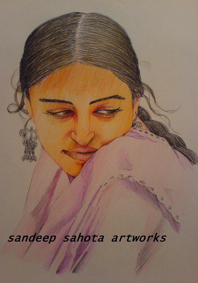 Tom Cruise Painting - Aishwariya Rai Bachchan by San Art Studio Tom Cruise Painting - Aishwariya Rai Bachchan by San Art Studio