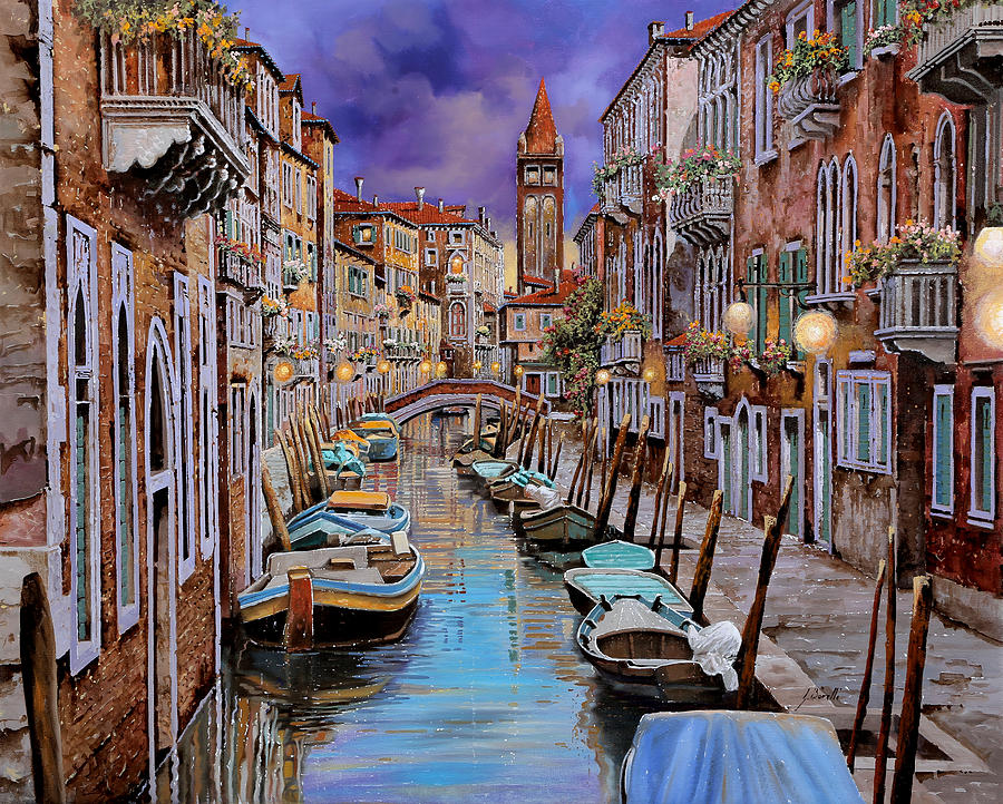 Boat Painting - Quasi Lalba by Guido Borelli