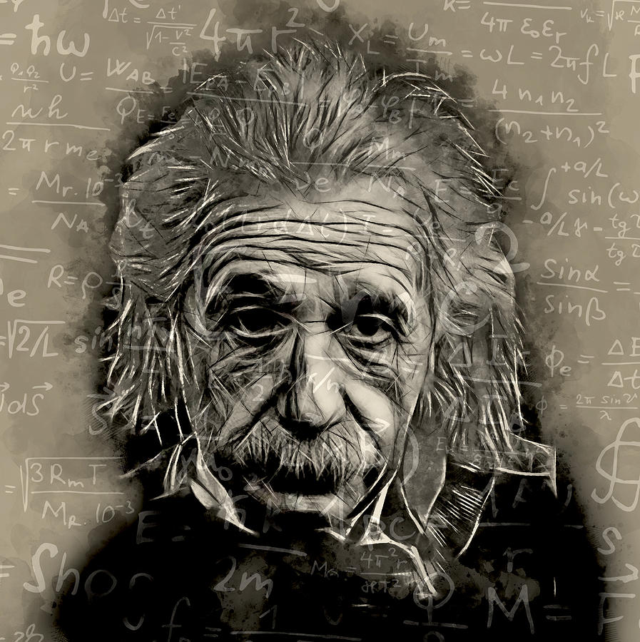 Albert Einstein Photograph - Albert Einstein by Marvin Blaine