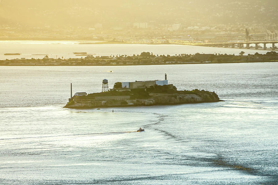 Alcatraz historic famous jail in san francisco bay california #2 Photograph by Alex Grichenko